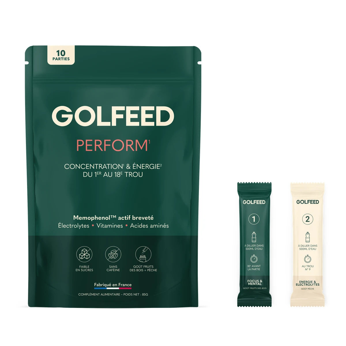 GOLFEED PERFORM - 10 parties - 20 sticks